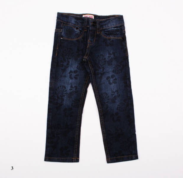 شلوار جینز دخترانه 100705 سایز 2 تا 14 سال مارک AKIDO