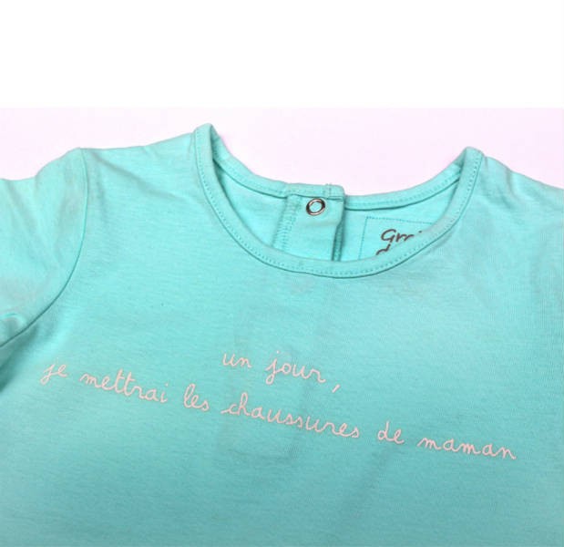 تی شرت دخترانه 100732 سایز 3 تا 36 ماه مارک CRAIN DEBLE