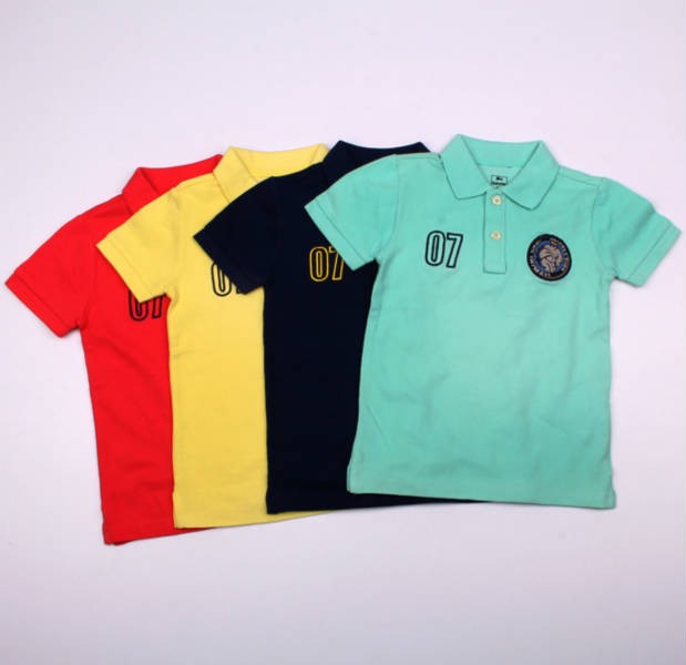 تی شرت یقه دار پسرانه 100912 سایز 3 تا 14 سال مارک Collecttion