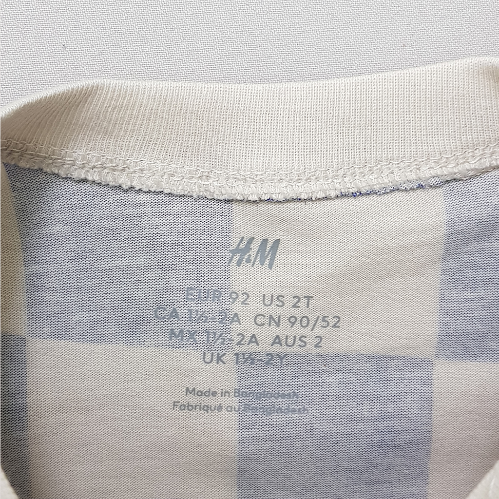 تی شرت پسرانه 27331 سایز 1.5 تا 10 سال مارک H&M