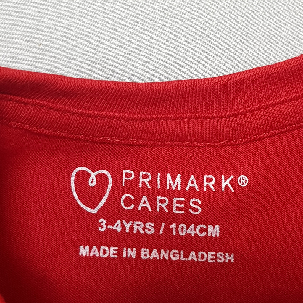 تی شرت پسرانه 27971 سایز 1.5 تا 8 سال کد 1 مارک Primark