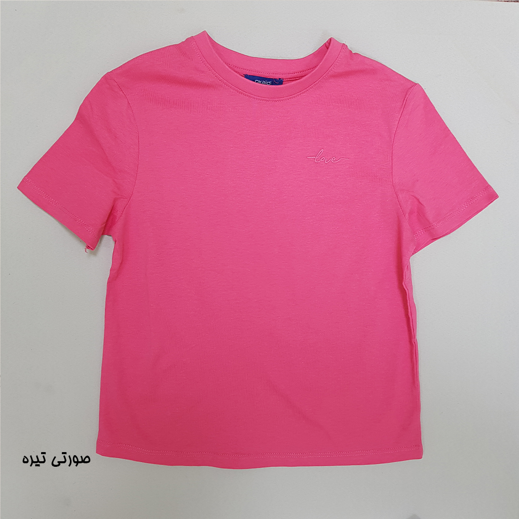 تی شرت دخترانه 27965 سایز 3 تا 14 سال کد 10 مارک OKAIDI   *