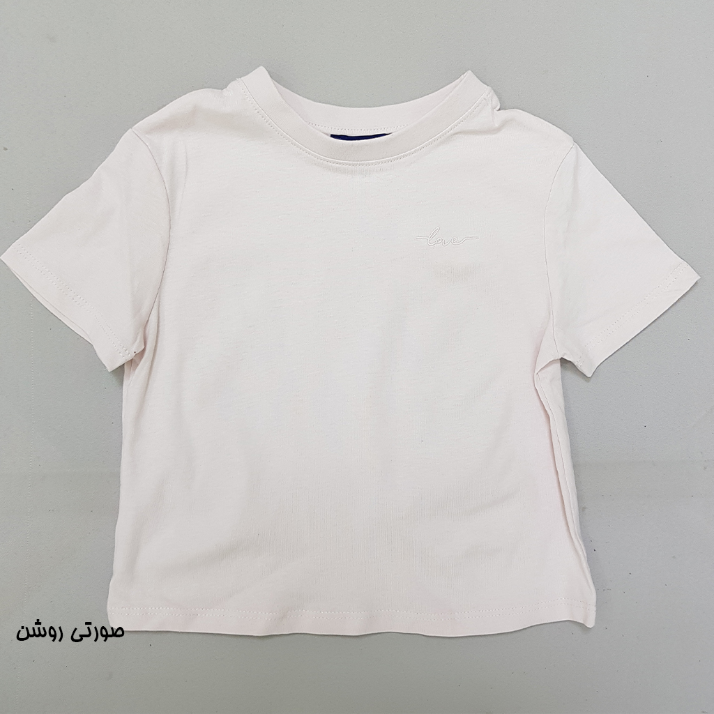 تی شرت دخترانه 27965 سایز 3 تا 14 سال کد 10 مارک OKAIDI   *