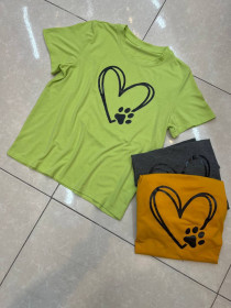 تیشرت نخ پنبه دخترانه کد 417472