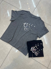 تیشرت نخ پنبه دخترانه کد 417479