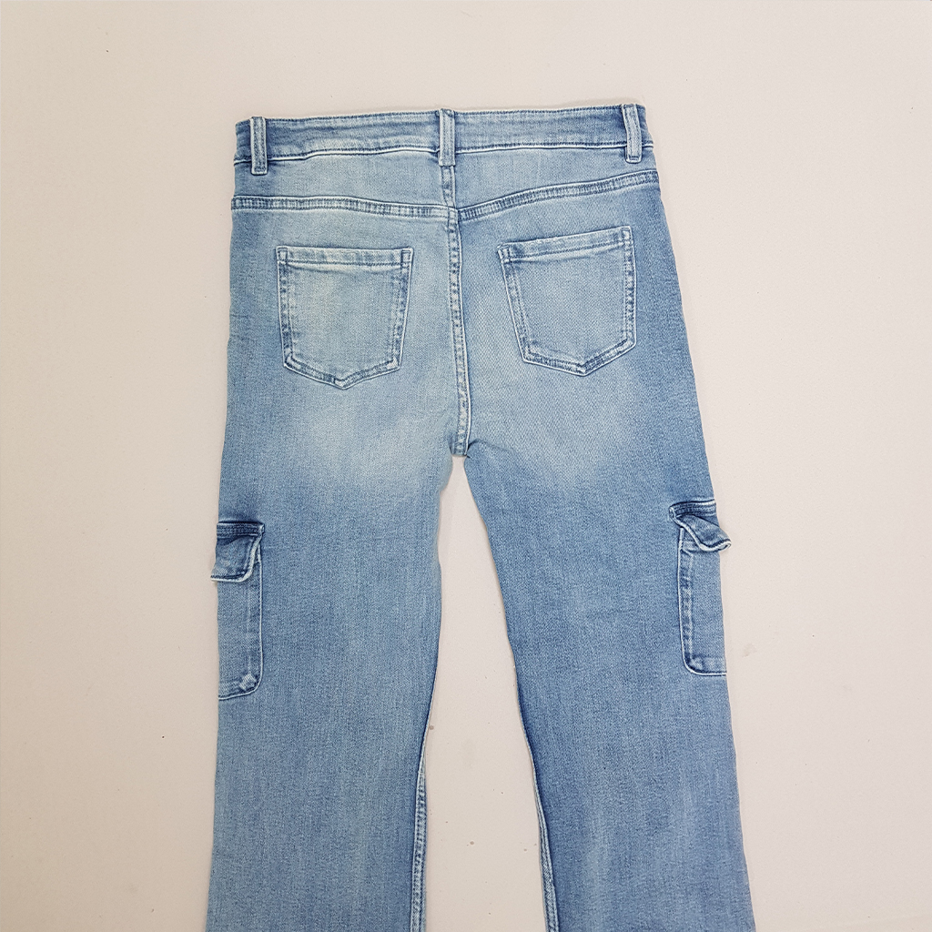 شلوار جینز دخترانه 28011 سایز 8 تا 15 سال مارک M&S