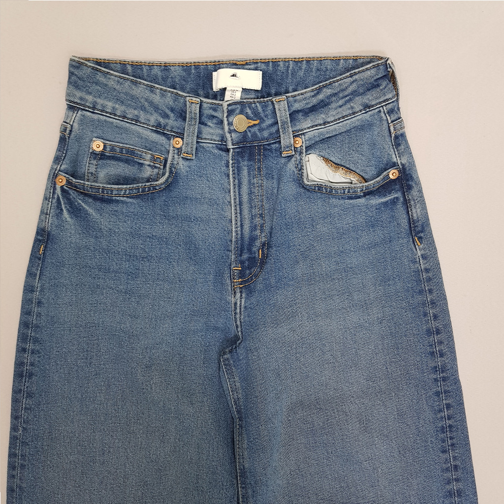 شلوار جینز زنانه 27763 سایز 32 تا 50 مارک H&M