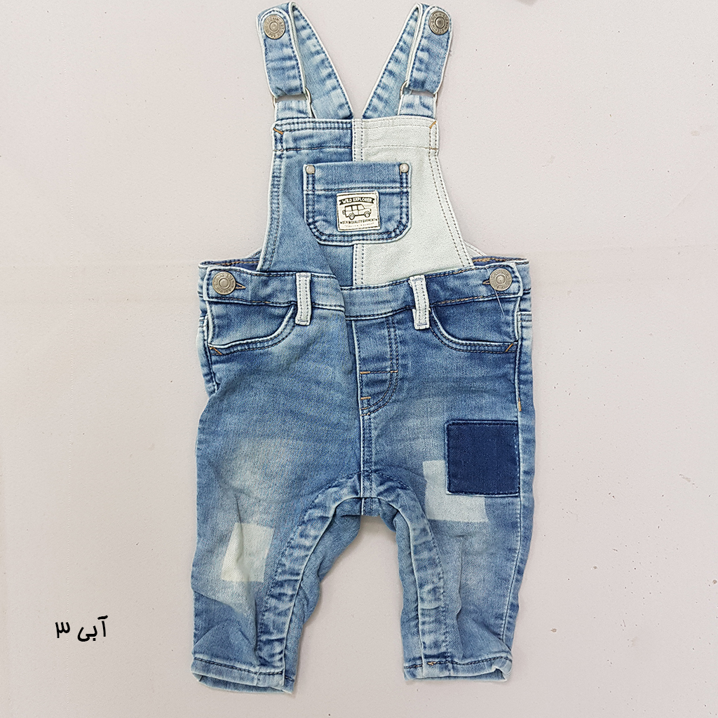 رامپر جینز پسرانه 28194 سایز 4 ماه تا 4 سال مارک H&M