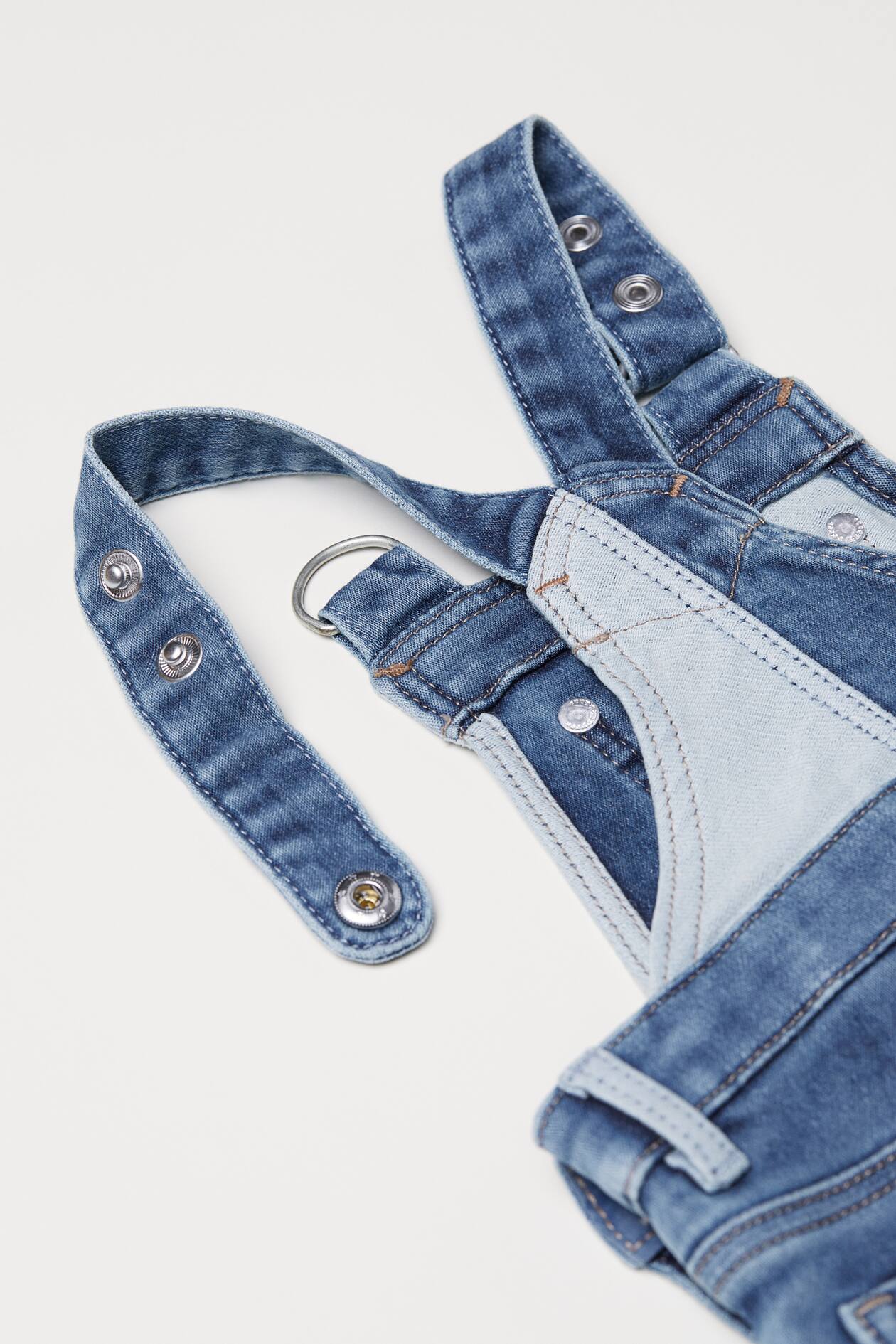 رامپر جینز پسرانه 28194 سایز 4 ماه تا 4 سال مارک H&M