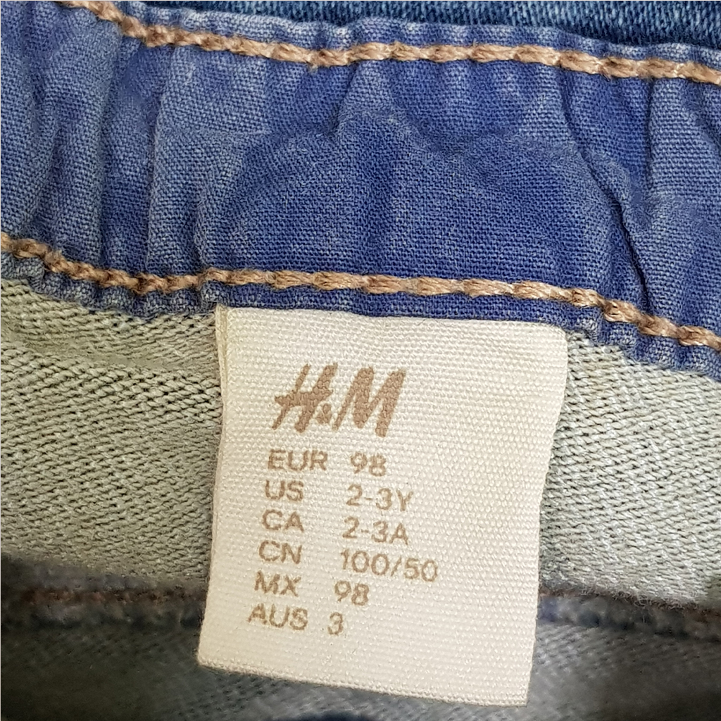 رامپر جینز پسرانه 28194 سایز 4 ماه تا 4 سال مارک H&M   *