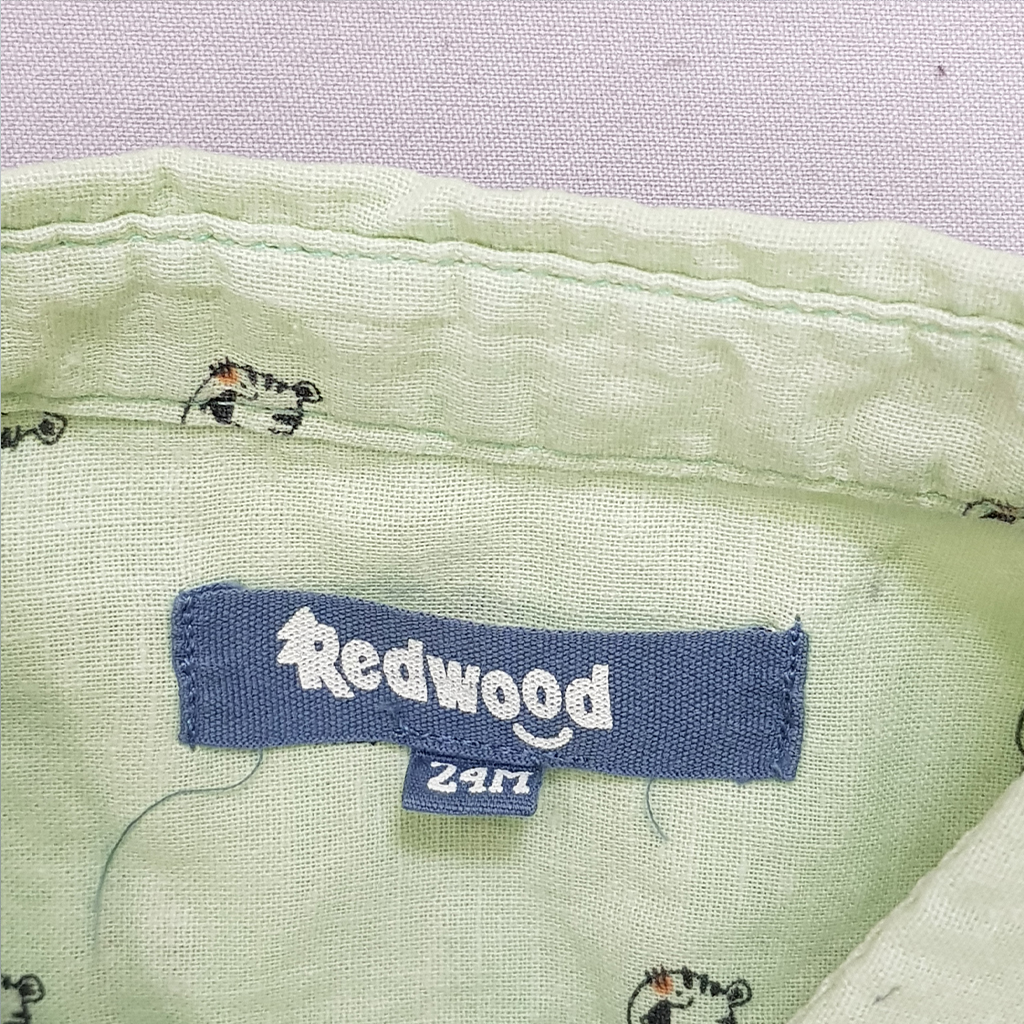 پیراهن پسرانه 28213 سایز 6 ماه تا 10 سال مارک RED WOOD