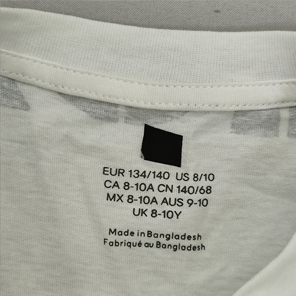 تی شرت پسرانه 28322 سایز 9 تا 15 سال کد 1 مارک H&M