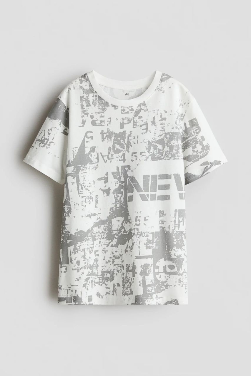 تی شرت پسرانه 28322 سایز 9 تا 15 سال کد 1 مارک H&M