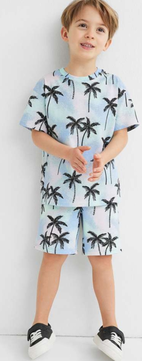 شلوارک پسرانه 28198 سایز 2 تا 11 سال مارک H&M