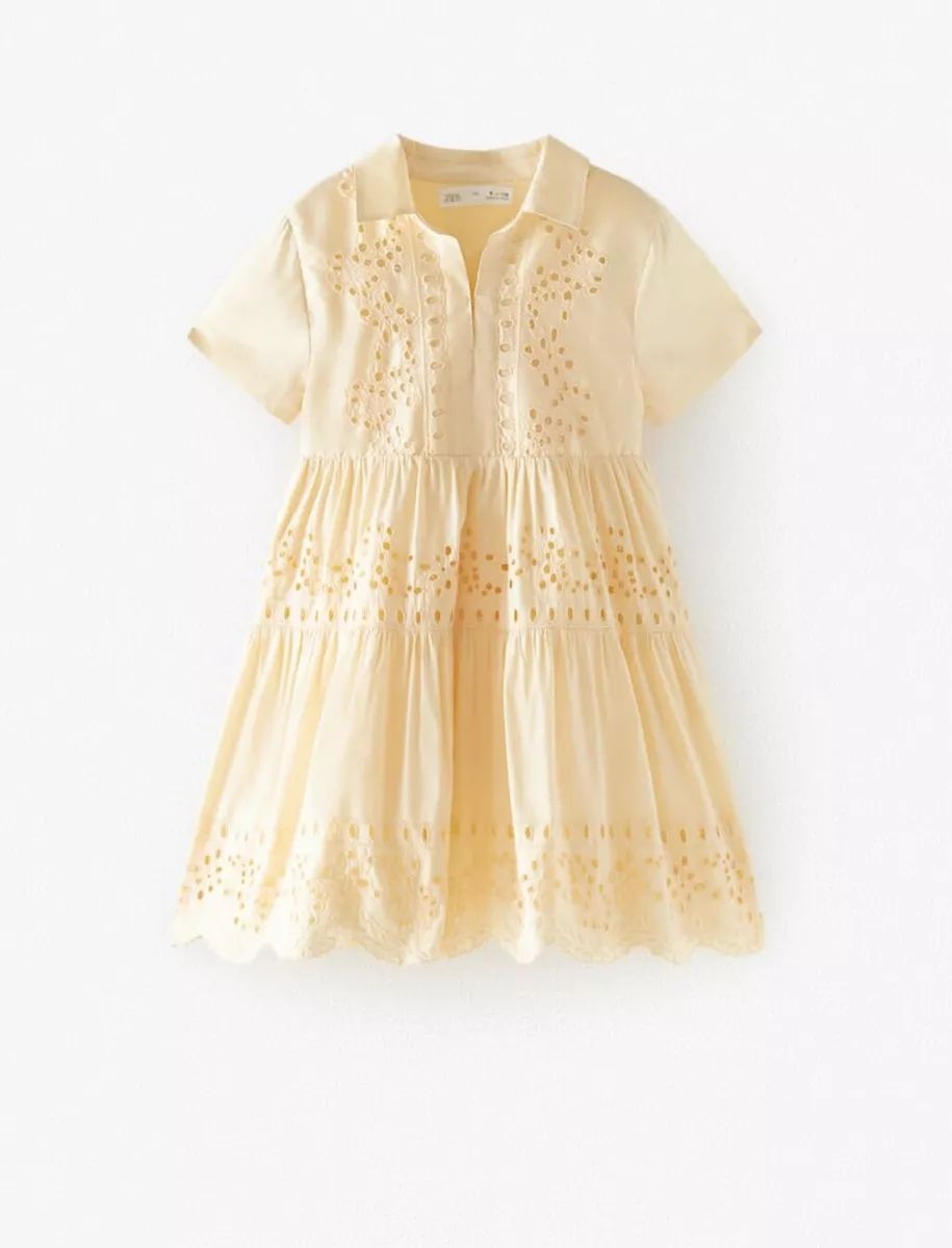سارافون دخترانه 27829 سایز 6 تا 14 سال مارک ZARA   *