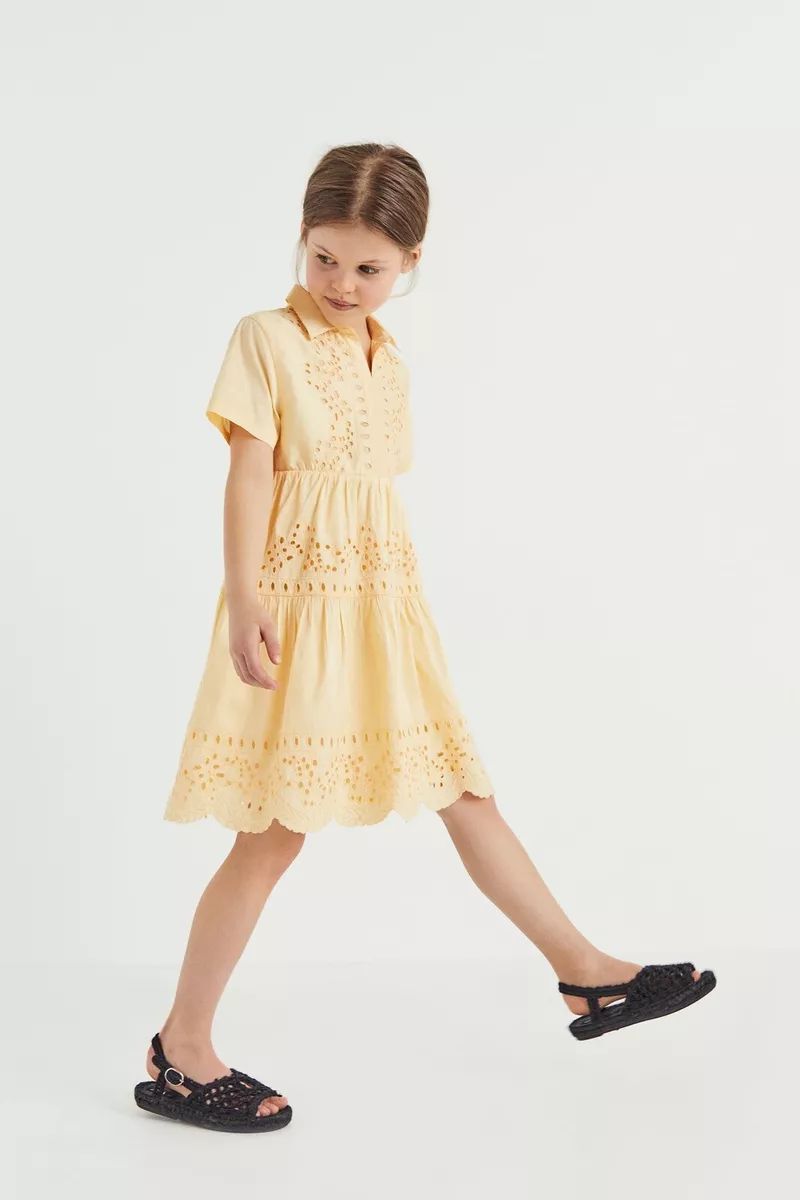 سارافون دخترانه 27829 سایز 6 تا 14 سال مارک ZARA   *