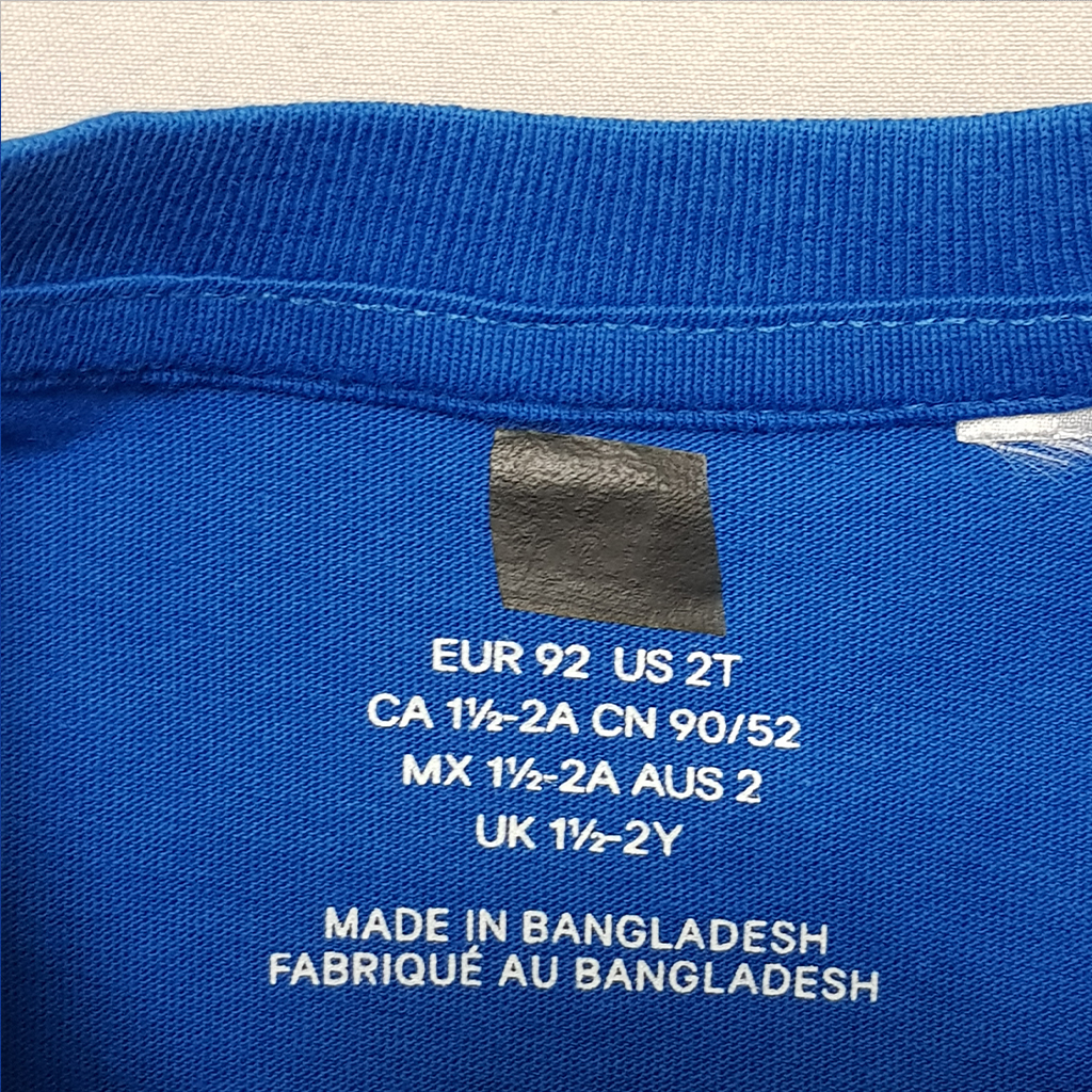 تی شرت پسرانه 28404 سایز 1.5 تا 10 سال کد 14 مارک H&M