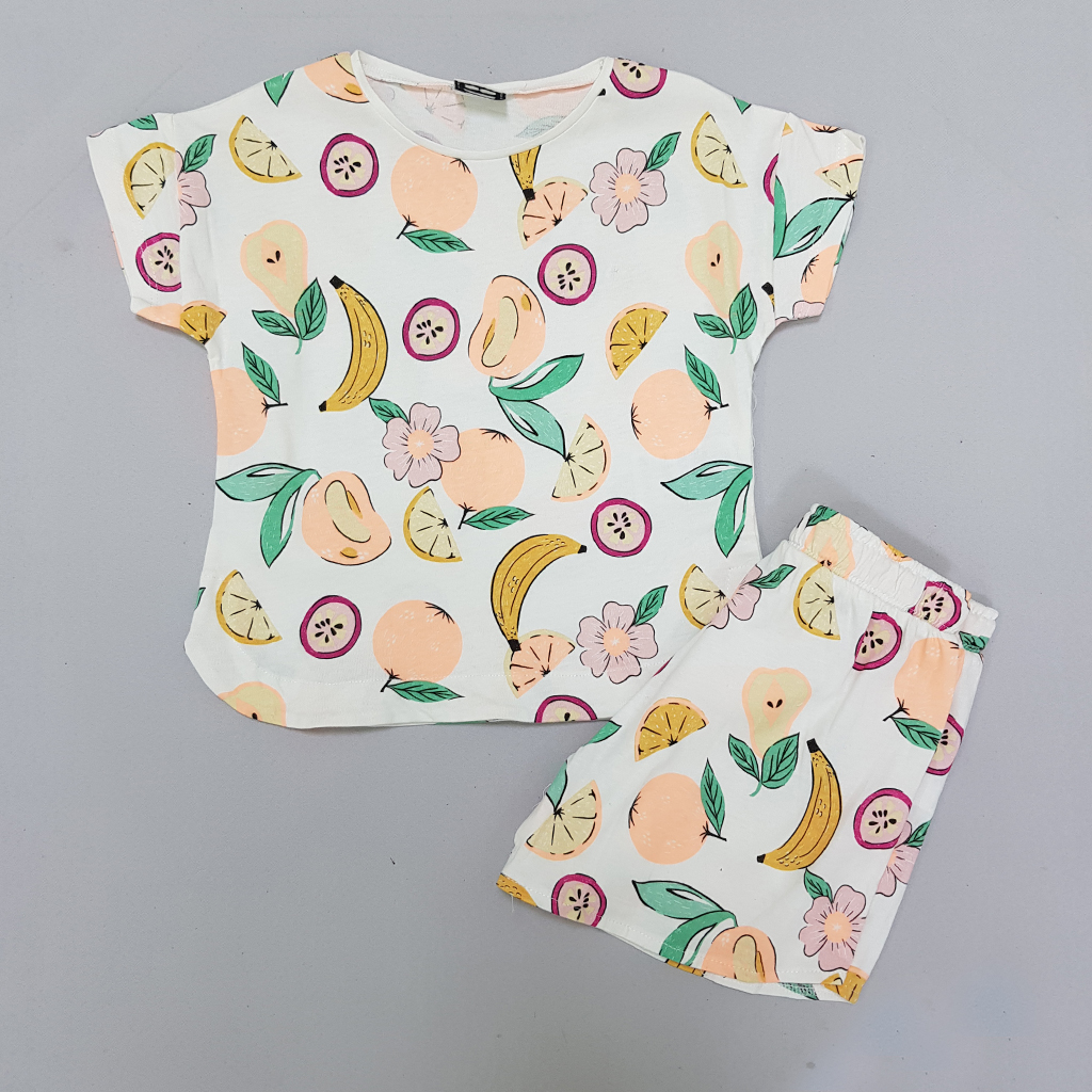 ست دخترانه 28402 سایز 2 تا 14 سال کد 2 مارک Tapea Loeil