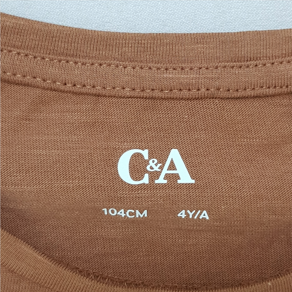 تی شرت دخترانه 28399 سایز 2 تا 10 سال کد 8 مارک C&A