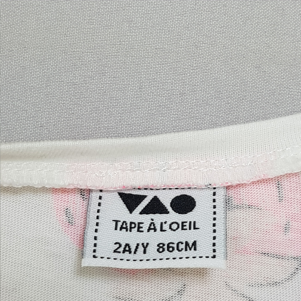 ست دخترانه 28402 سایز 2 تا 14 سال کد 3 مارک Tapea Loeil