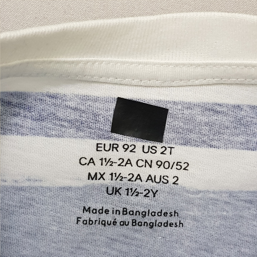 تی شرت پسرانه 28404 سایز 1.5 تا 10 سال کد 25 مارک H&M