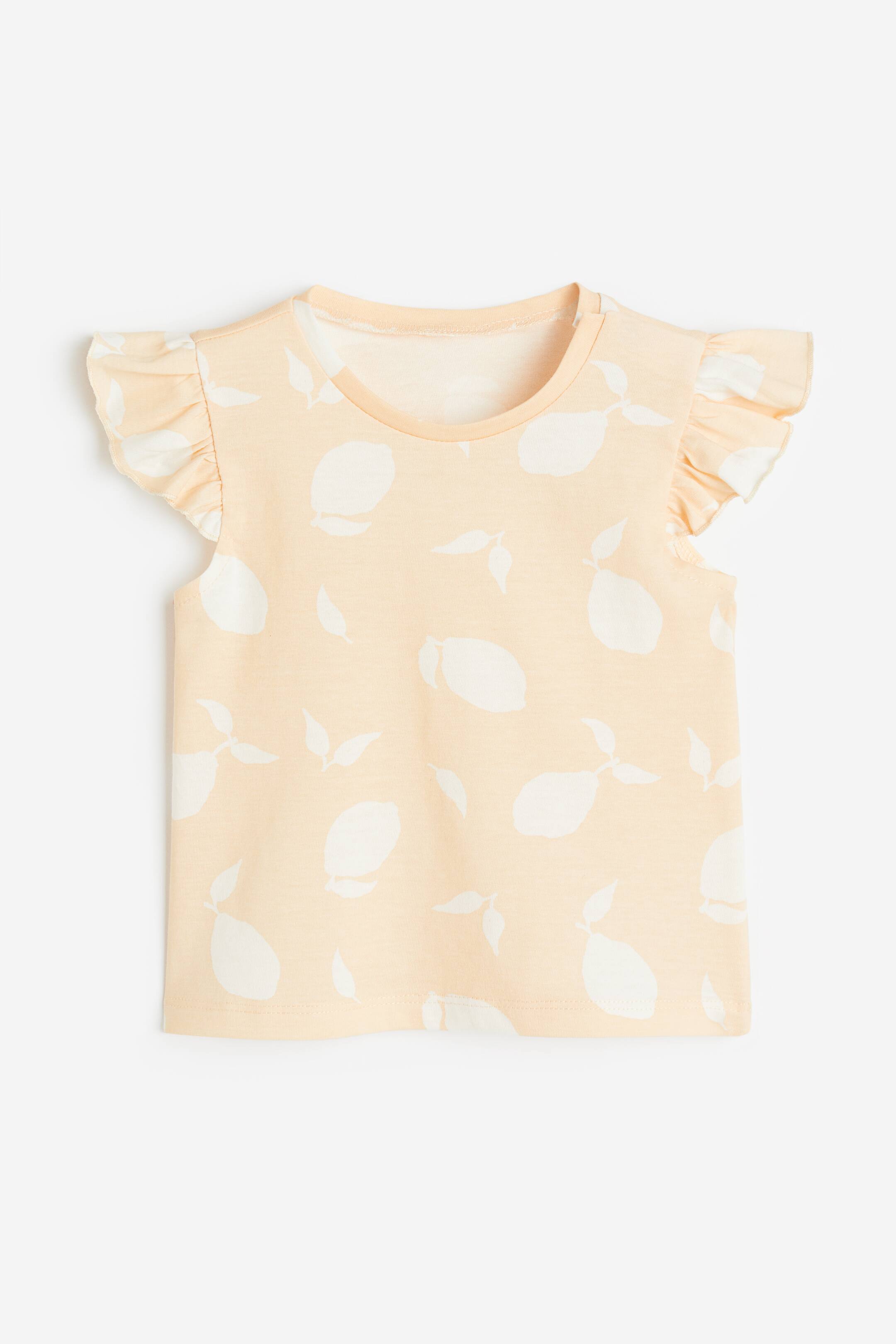 تی شرت دخترانه 28413 سایز 4 ماه تا 2 سال مارک H&M