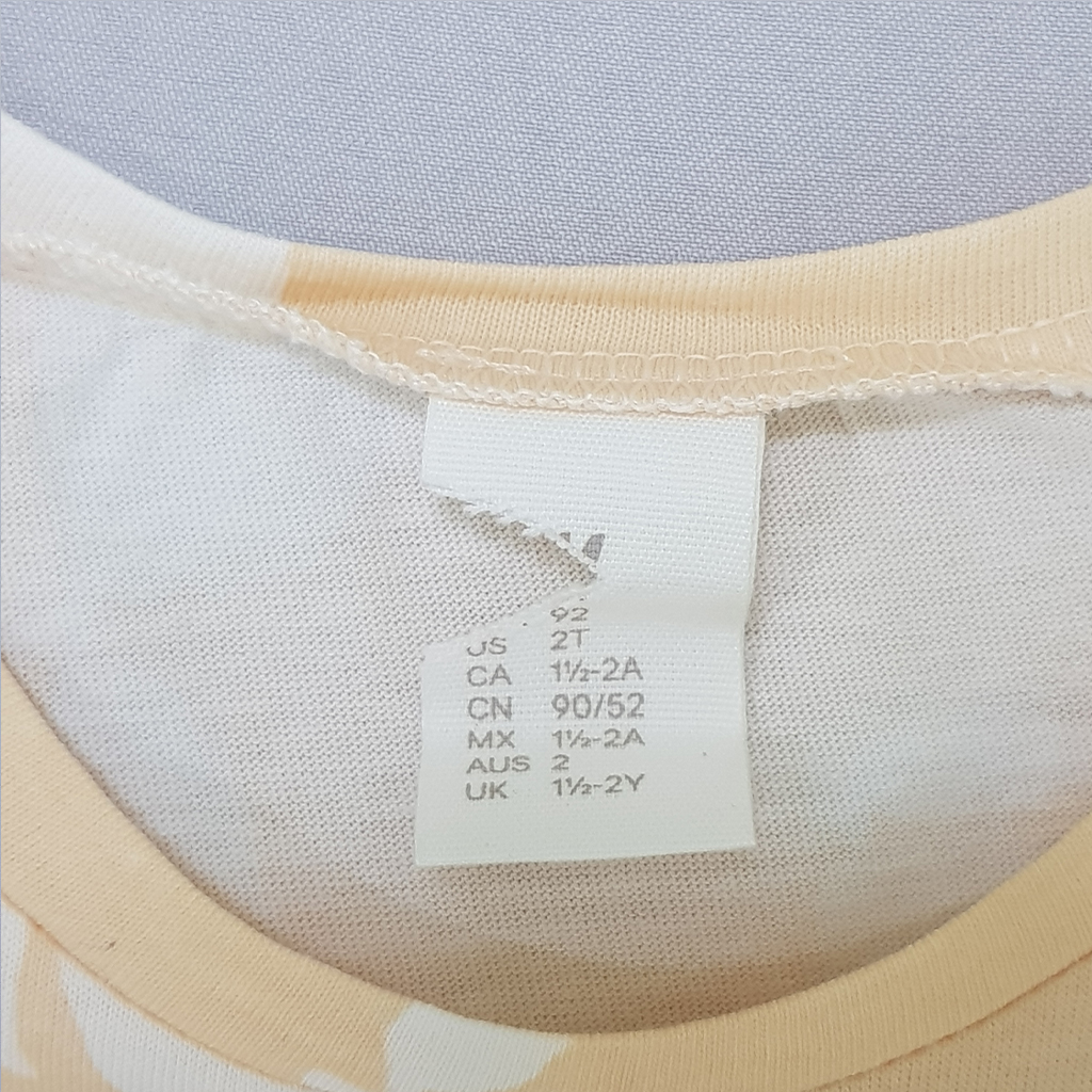 تی شرت دخترانه 28413 سایز 4 ماه تا 2 سال مارک H&M   *