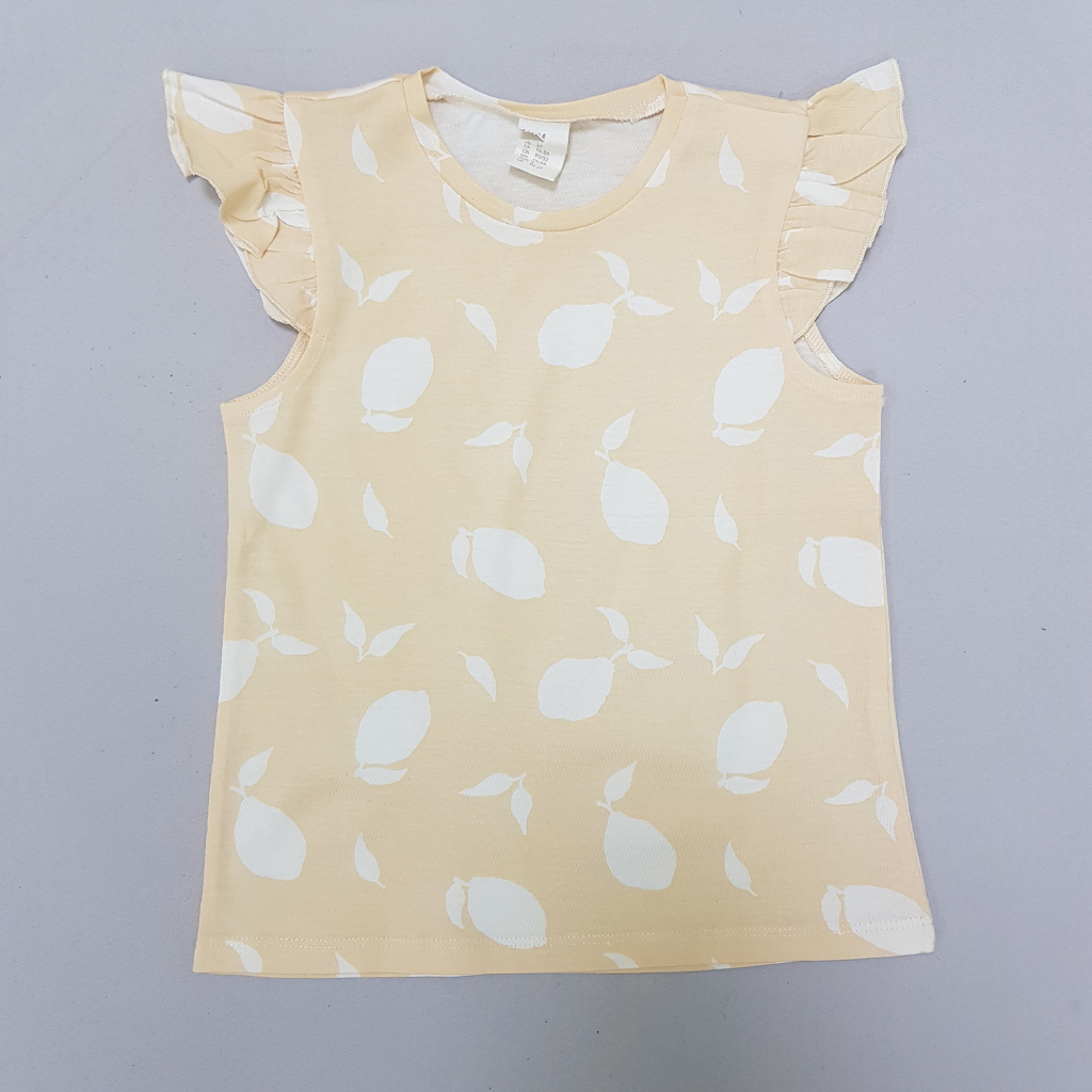تی شرت دخترانه 28413 سایز 4 ماه تا 2 سال مارک H&M   *
