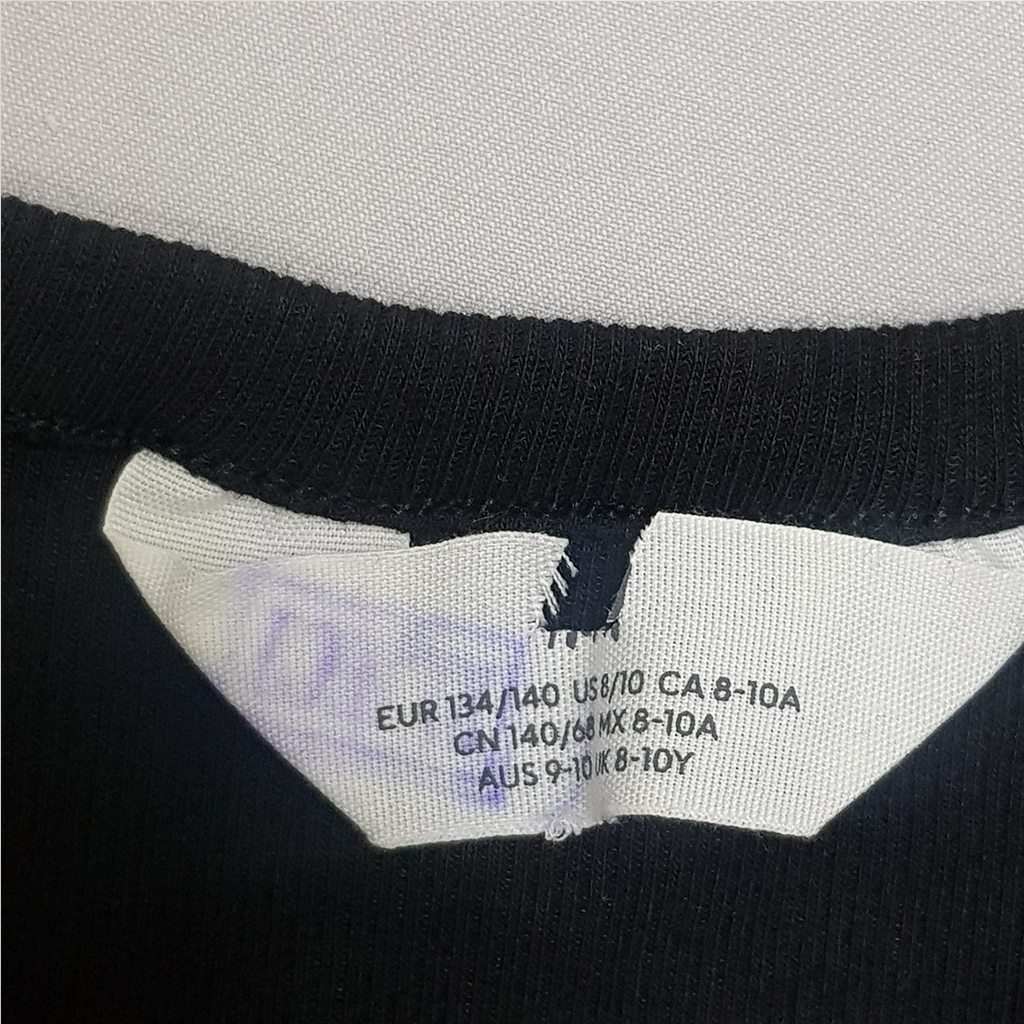 تی شرت دخترانه 28415 سایز 9 تا 15 سال مارک H&M   *