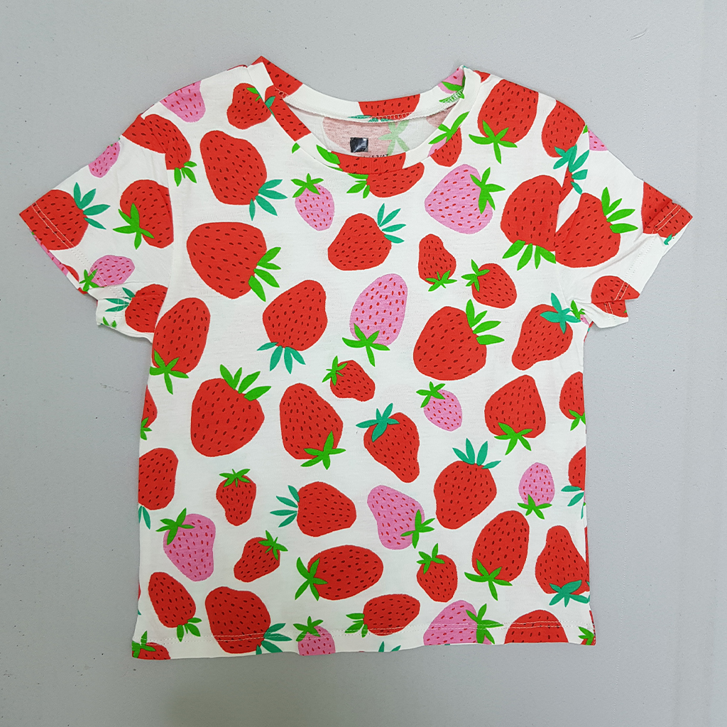 تی شرت دخترانه 28411 سایز 1.5 تا 10 سال مارک H&M   *