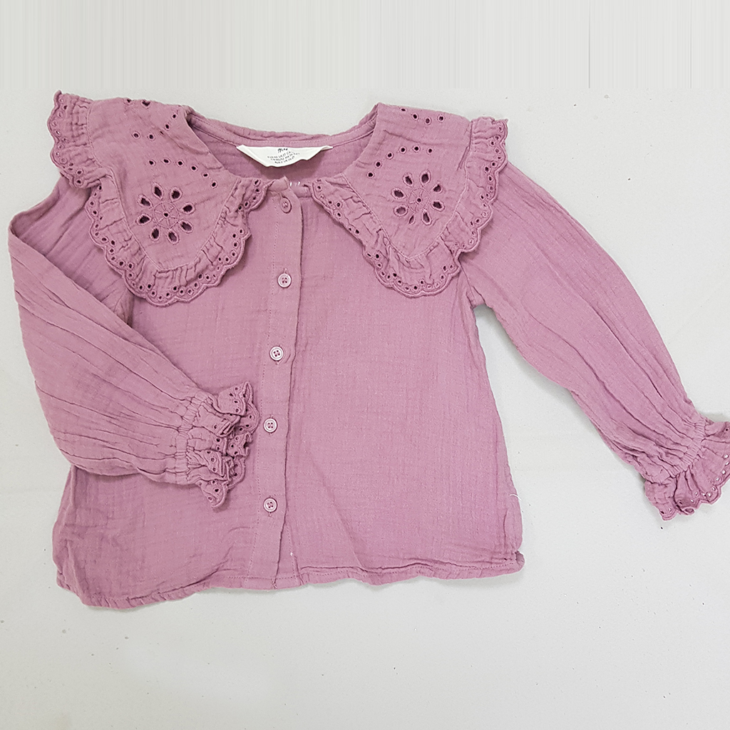 شومیز دخترانه 28488 سایز 1.5 تا 11 سال مارک H&M   *