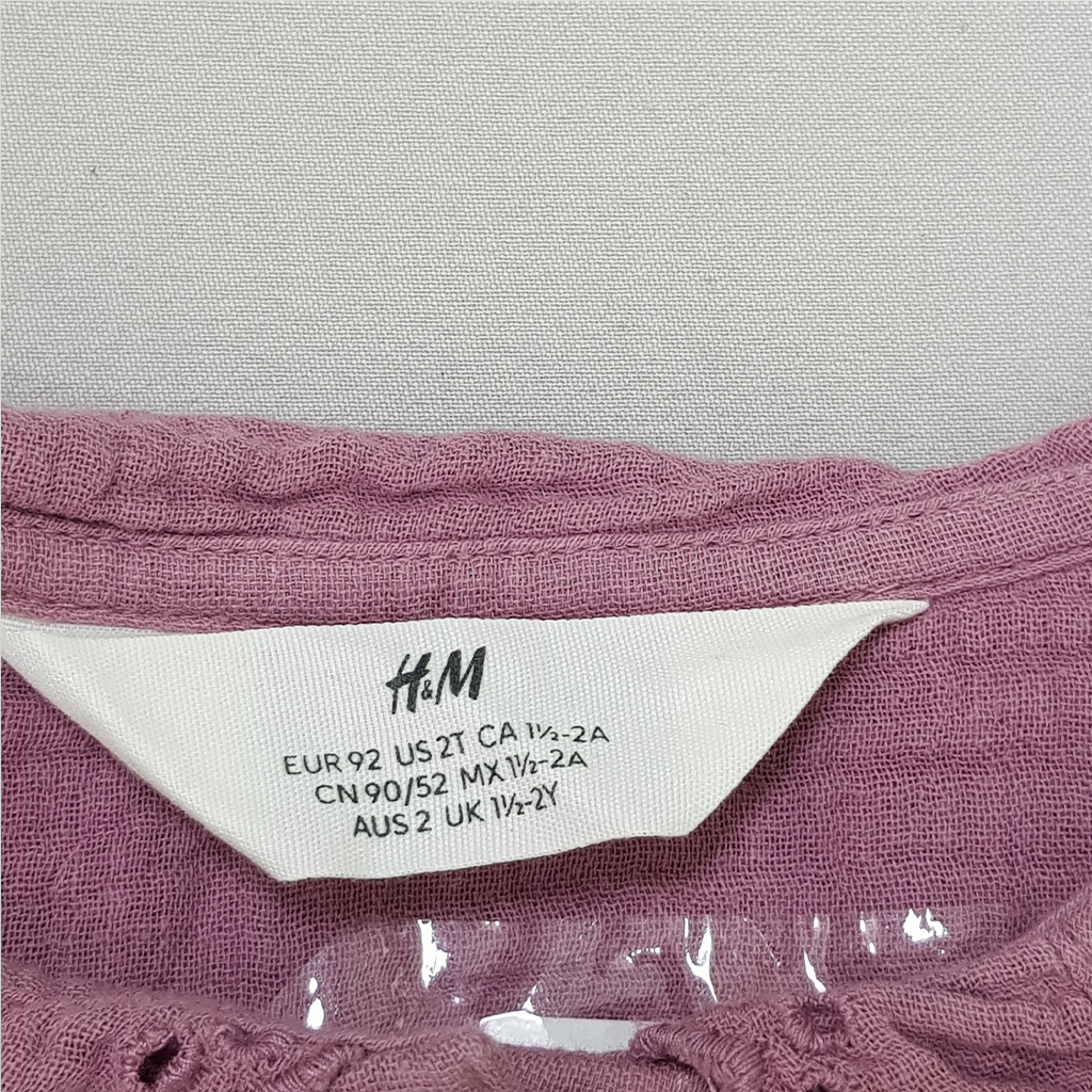 شومیز دخترانه 28488 سایز 1.5 تا 11 سال مارک H&M   *
