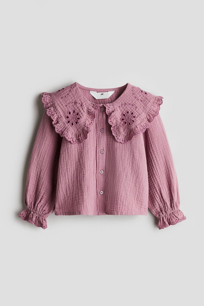 شومیز دخترانه 28488 سایز 1.5 تا 11 سال مارک H&M   *