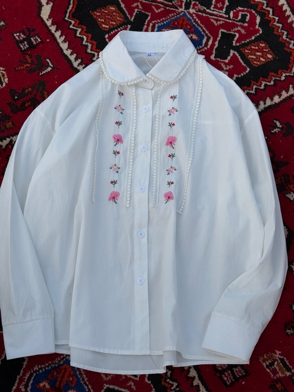 شومیز گلدوزی زنانه کد 417885