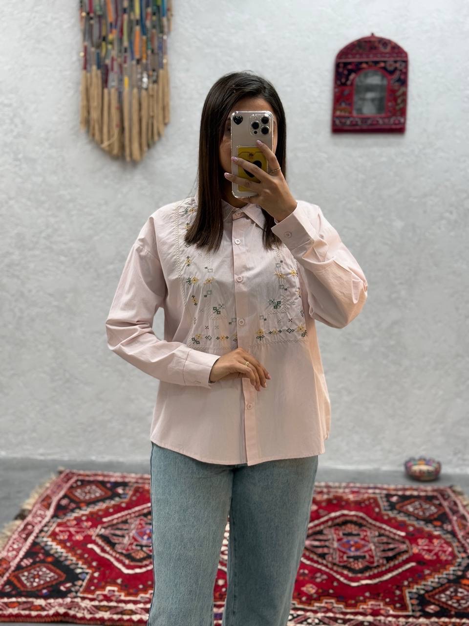 شومیز گلدوزی زنانه کد 417886