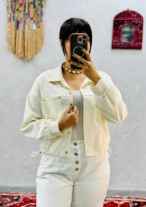 دوتیکه شومیز کراپ زنانه کد 417899