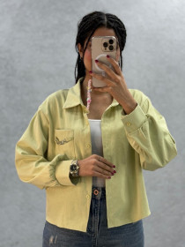 دوتیکه شومیز کراپ زنانه کد 417900