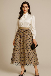 دامن دورو حریر زنانه کد 417911