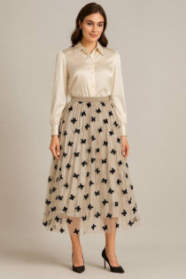 دامن دورو حریر زنانه کد 417912