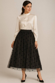 دامن دورو حریر زنانه کد 417913