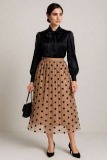 دامن دورو حریر زنانه کد 417915