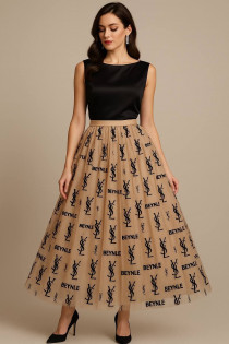 دامن دورو حریر زنانه کد 417916