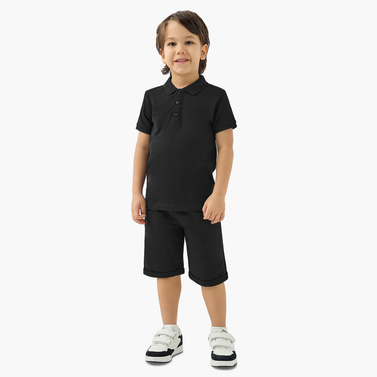 تی شرت یقه دار پسرانه 28548 سایز 1 تا 18 سال مارک JUNIORS