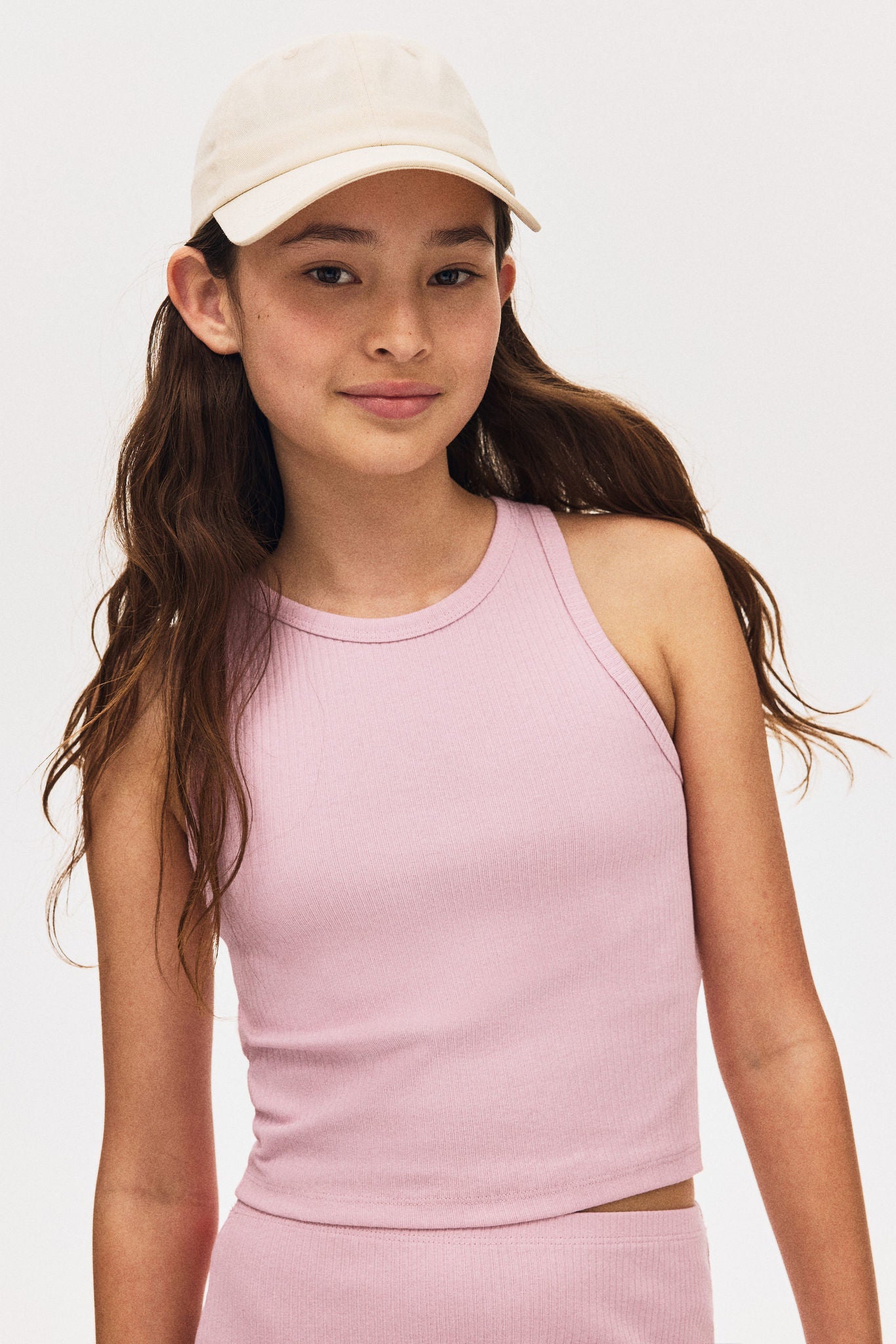 ست تاپ و دامن دخترانه 28526 سایز 11 تا 15 سال مارک H&M