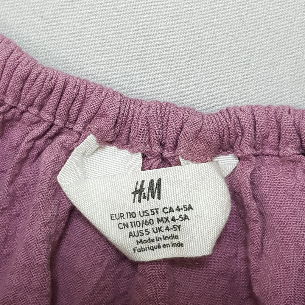 ست دخترانه 28647 سایز 2 تا 10 سال مارک H&M