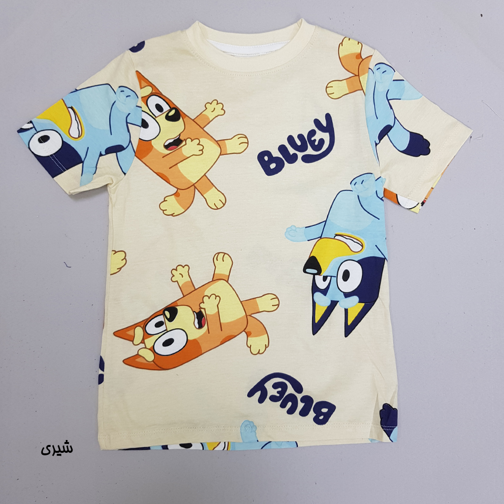 تی شرت پسرانه 28659 سایز 1.5 تا 8 سال مارک Bluey   *