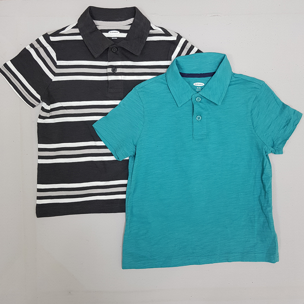 تی شرت یقه دار پسرانه 28693 سایز 5 تا 16 سال مارک OLD NAVY