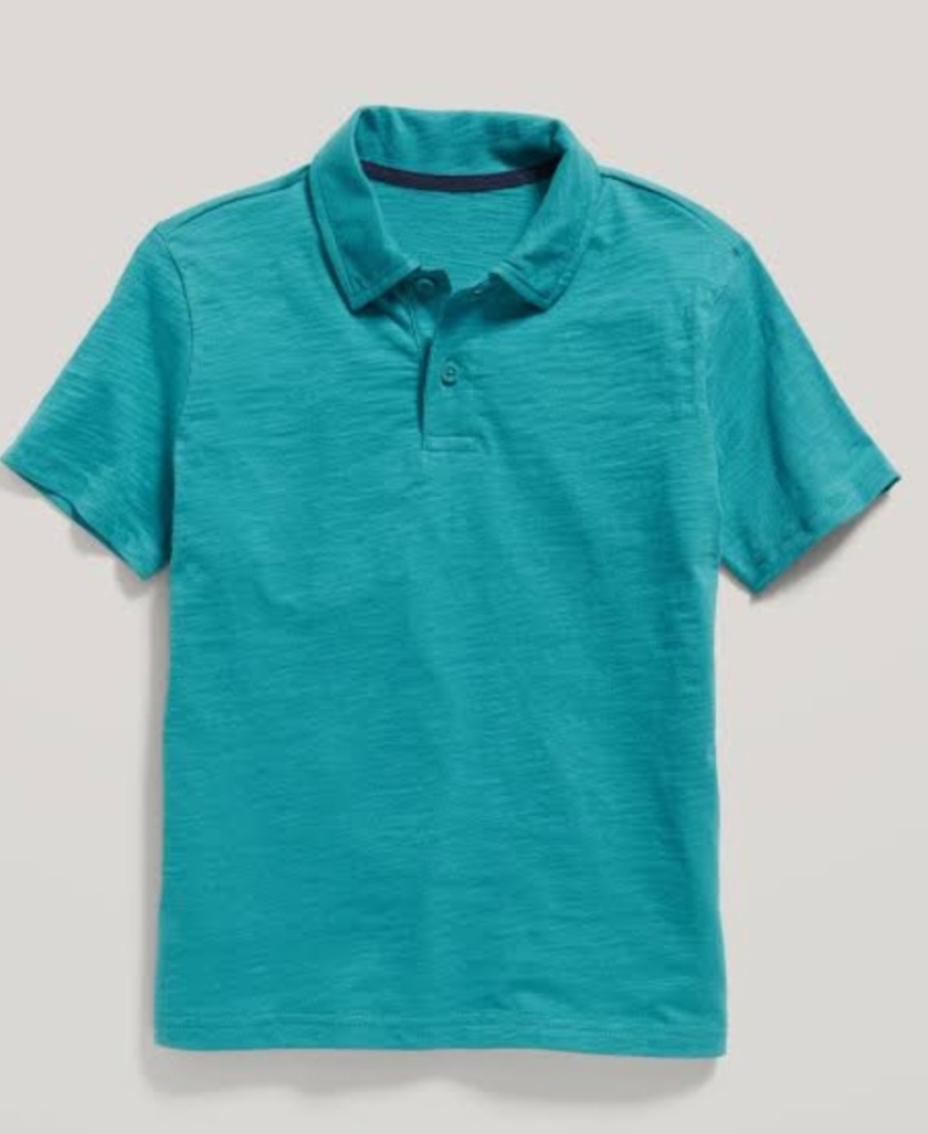 تی شرت یقه دار پسرانه 28693 سایز 5 تا 16 سال مارک OLD NAVY