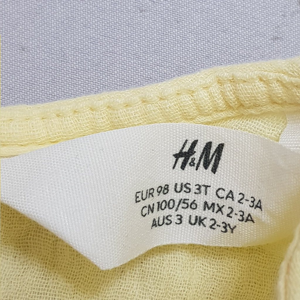 ست دخترانه 28653 سایز 1.5 تا 6 سال کد 3 مارک H&M