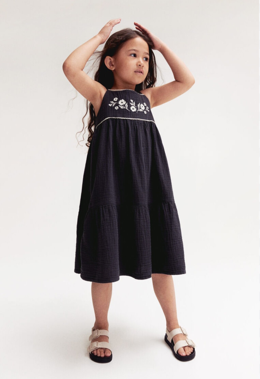 سارافون دخترانه 28631 سایز 12 ماه تا 12 سال مارک H&M